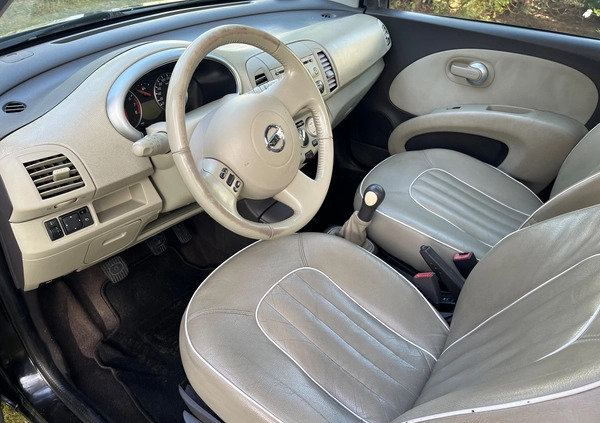 Nissan Micra cena 9999 przebieg: 143300, rok produkcji 2007 z Warszawa małe 121